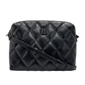 Balenciaga Shoulder Bag Camera Leather Black